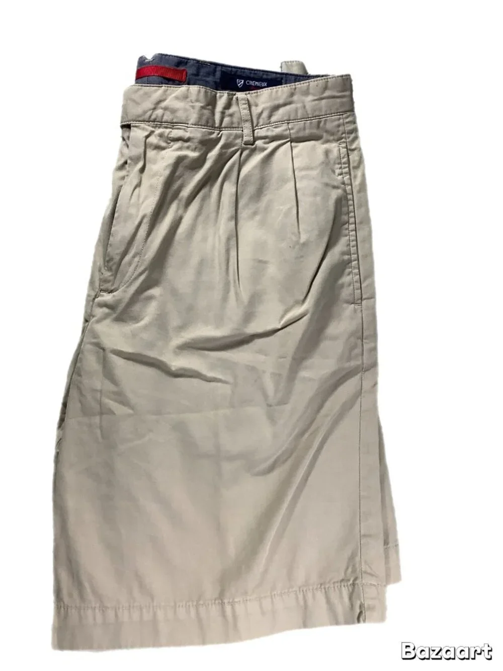 Cremieux Classics Men's Khaki Pleated Chino Shorts Size 33 (281)